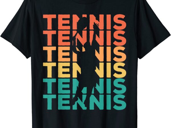 Retro vintage tennis gift for tennis players t shirt men