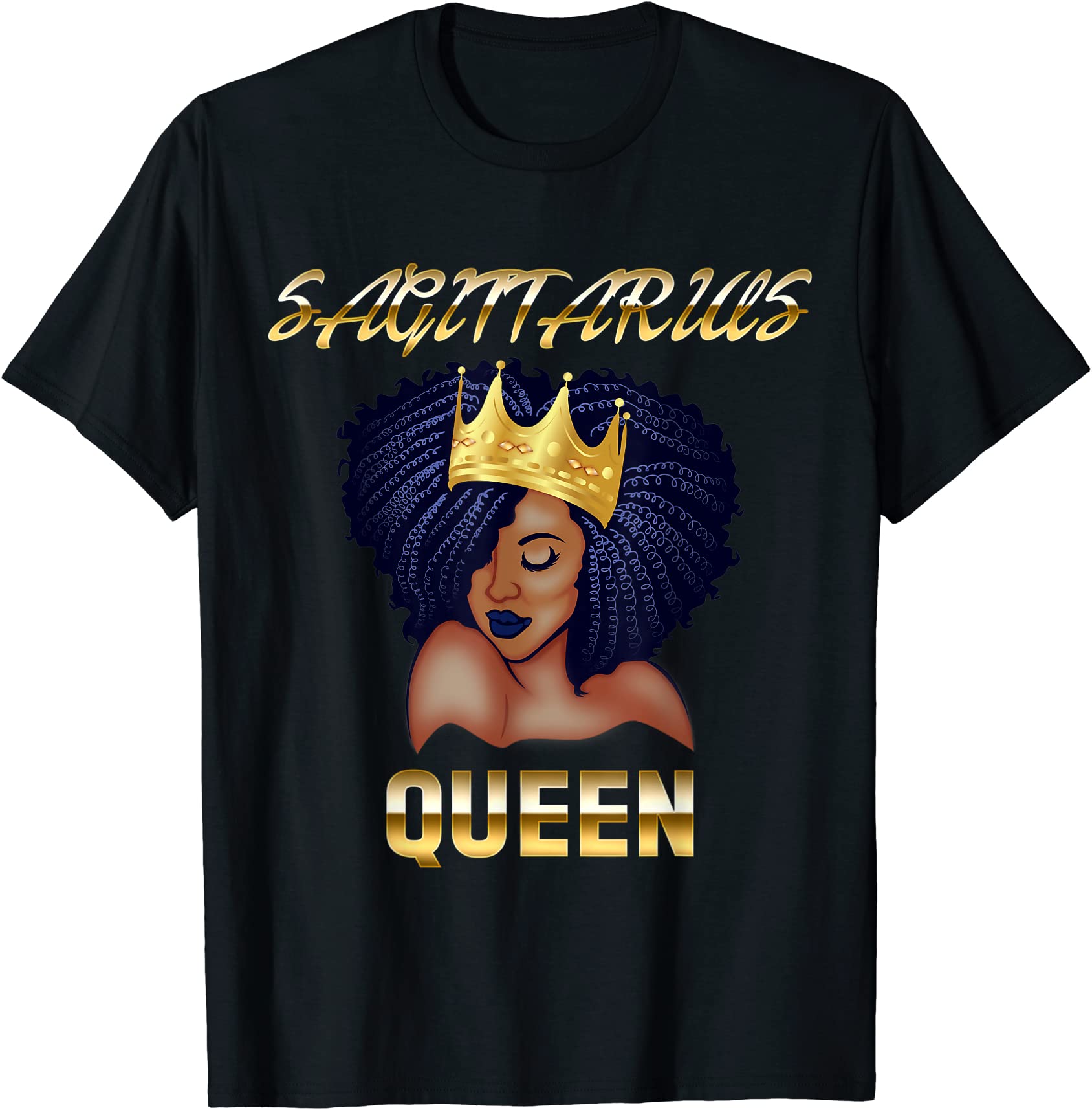 sagittarius queen born in november december black queen t shirt men ...