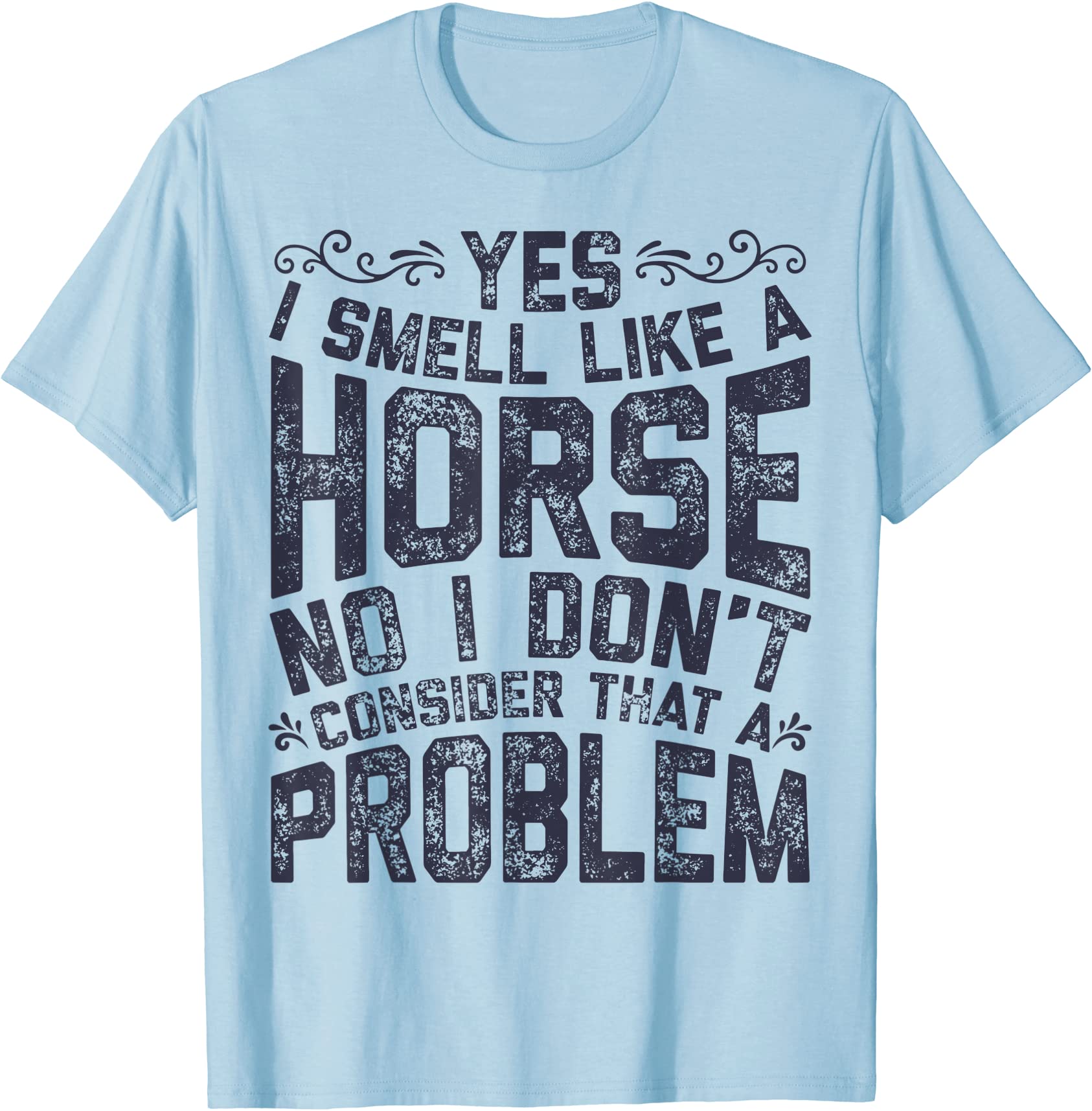 smell like a horse funny horseback riding racing gifts women t shirt ...