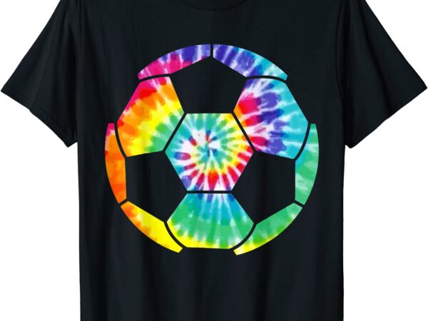 Soccer player soccer ball tie dye men boys girls vintage t shirt men