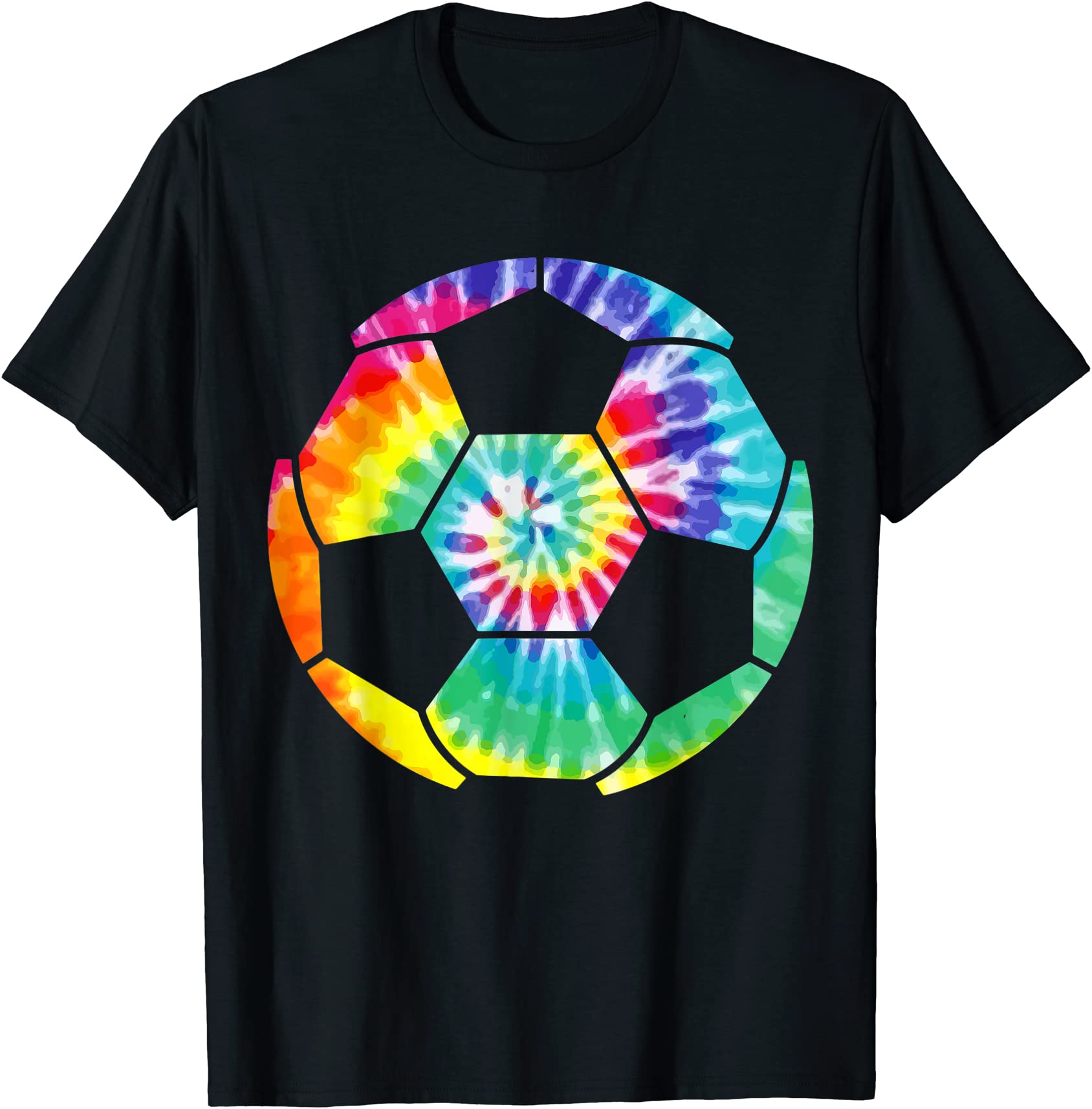 soccer player soccer ball tie dye men boys girls vintage t shirt men ...