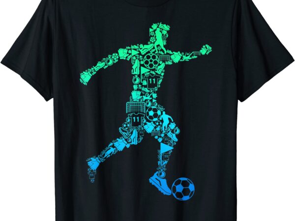 Soccer player youth men kids boys t shirt men