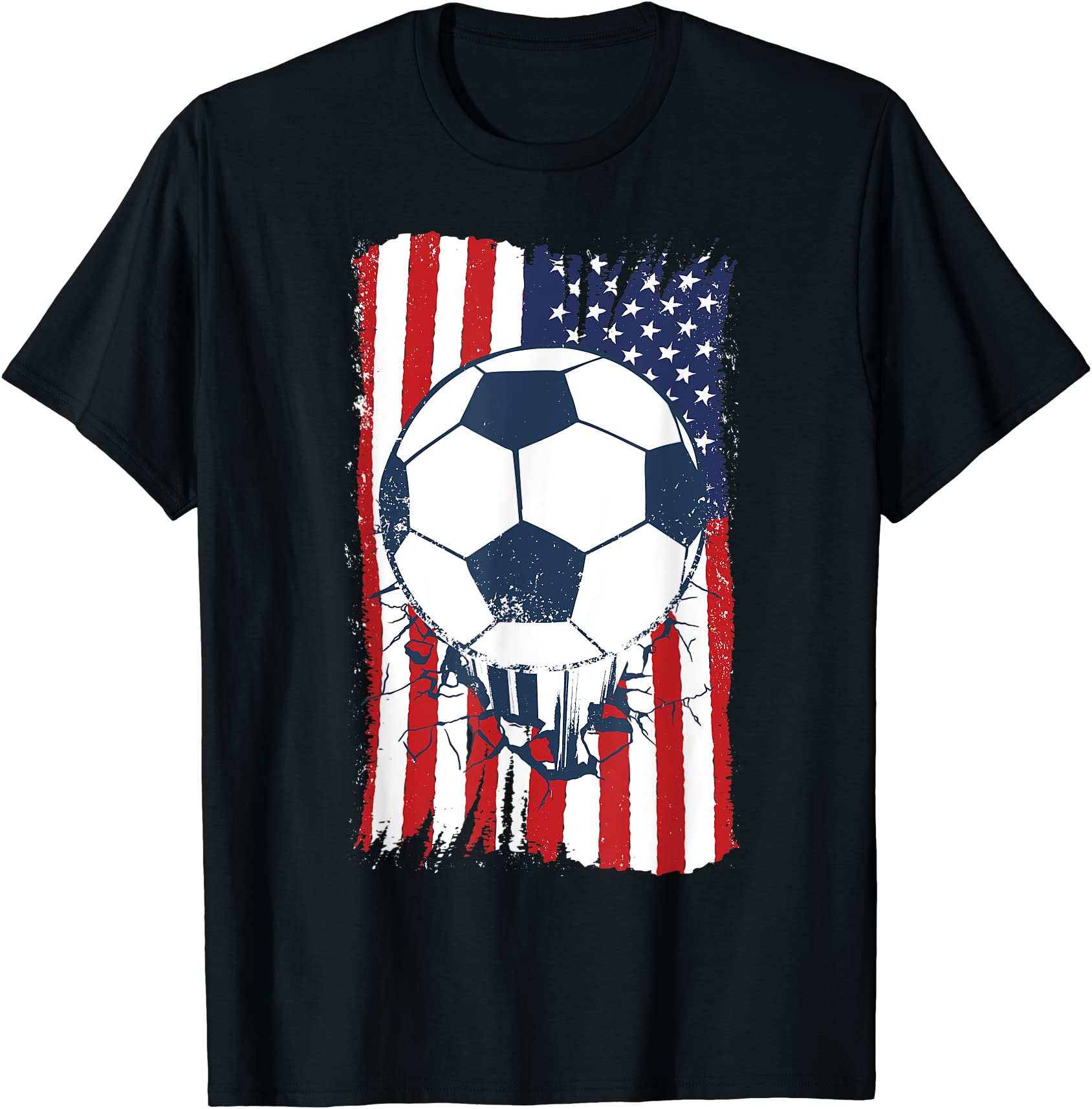 soccer usa flag tshirt soccer ball graphic boys kids t shirt men - Buy ...