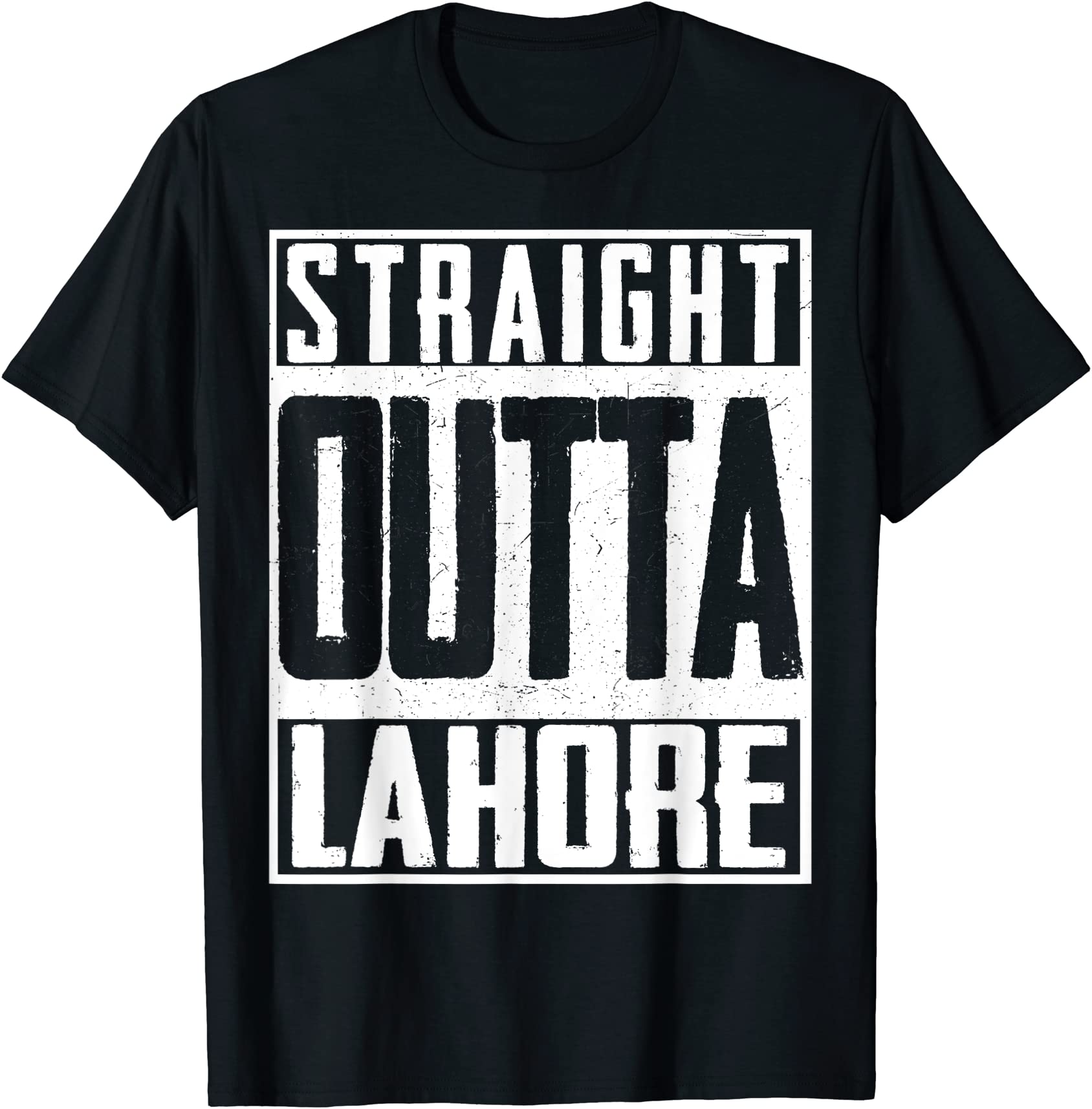 straight outta lahore pakistan pakistani cricket fan t shirt men - Buy ...