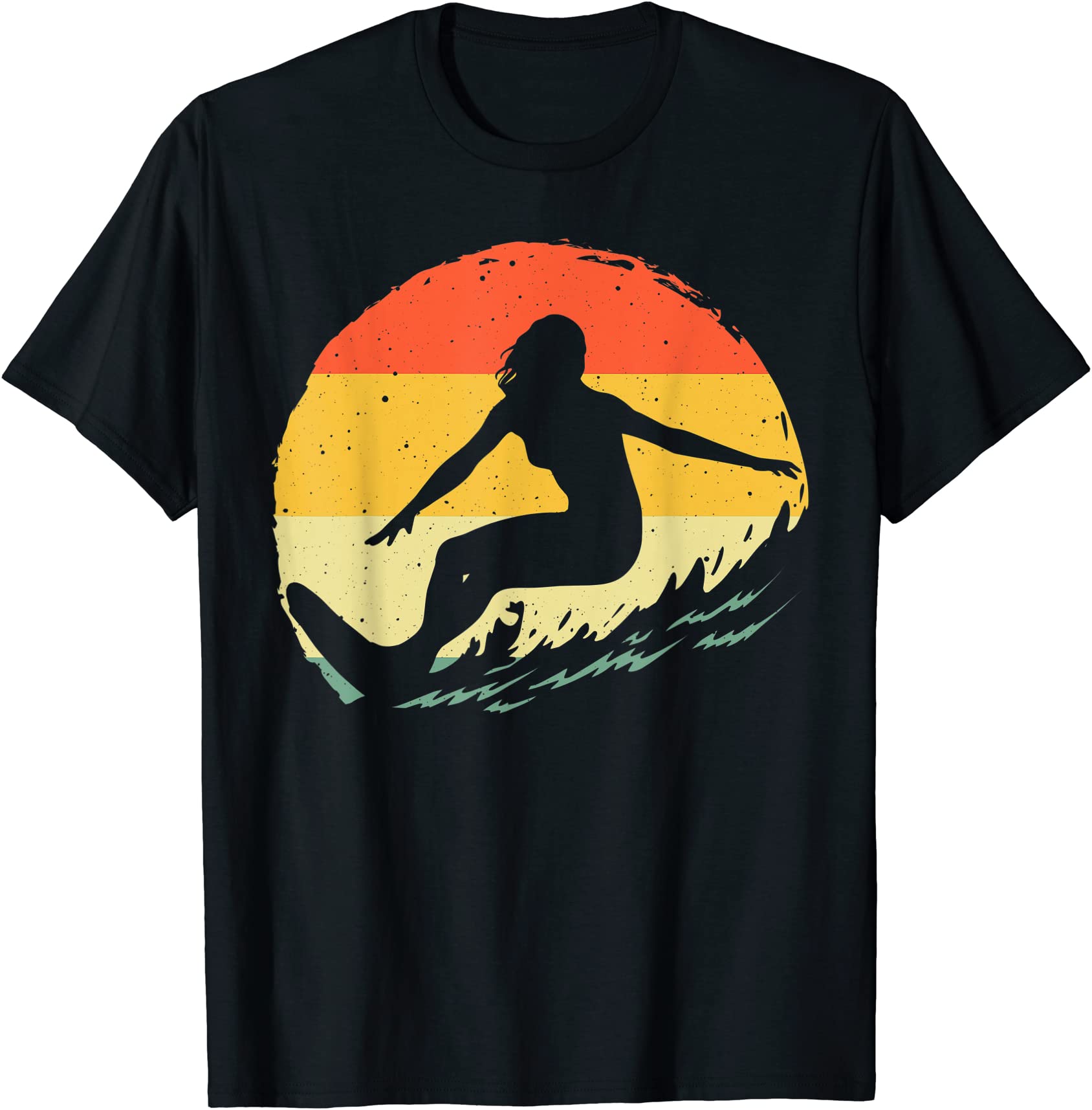 Surf Art For Women Girls Beach Surfer Hawaiian Wave Surfing T Shirt Men   Surf Art For Women Girls Beach Surfer Hawaiian Wave Surfing T Shirt Men 