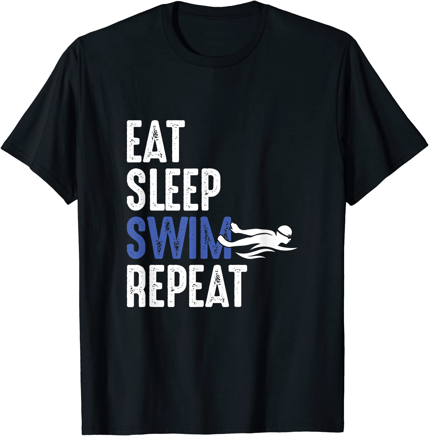swimmer eating sleeping swimming swimmer gift t shirt men - Buy t-shirt ...