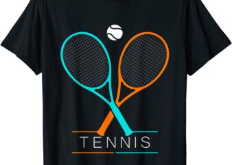 tennis tshirt women men kids cool tennis rackets amp ball t shirt men