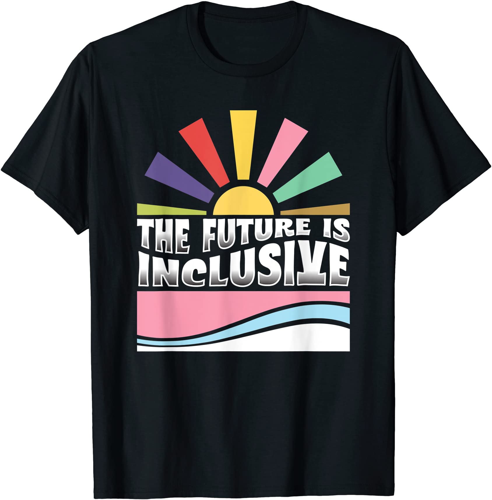 the future is inclusive lgbt gay rights pride retro vintage t shirt men ...