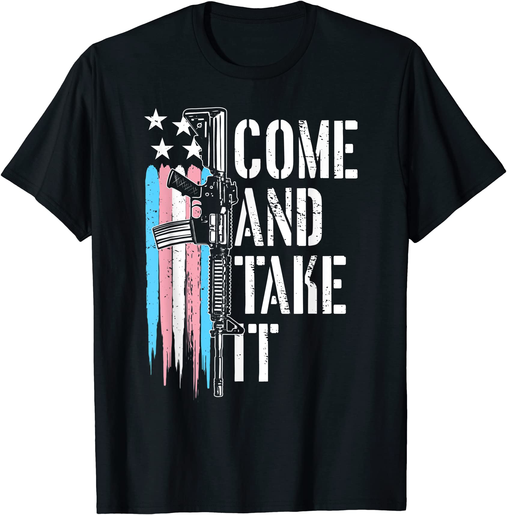 transgender come and take it ar 15 gun rights trans pride t shirt men ...