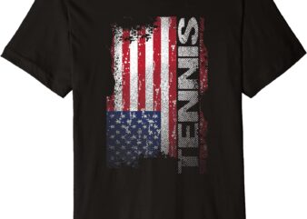 usa flag tennis t shirt tennis player tee gift men