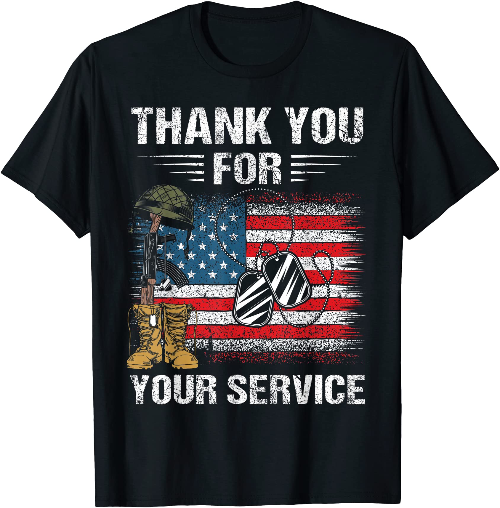 veterans day american flag veteran thanks for veterans day t shirt men ...