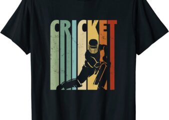 vintage cricket cricket player t shirt men