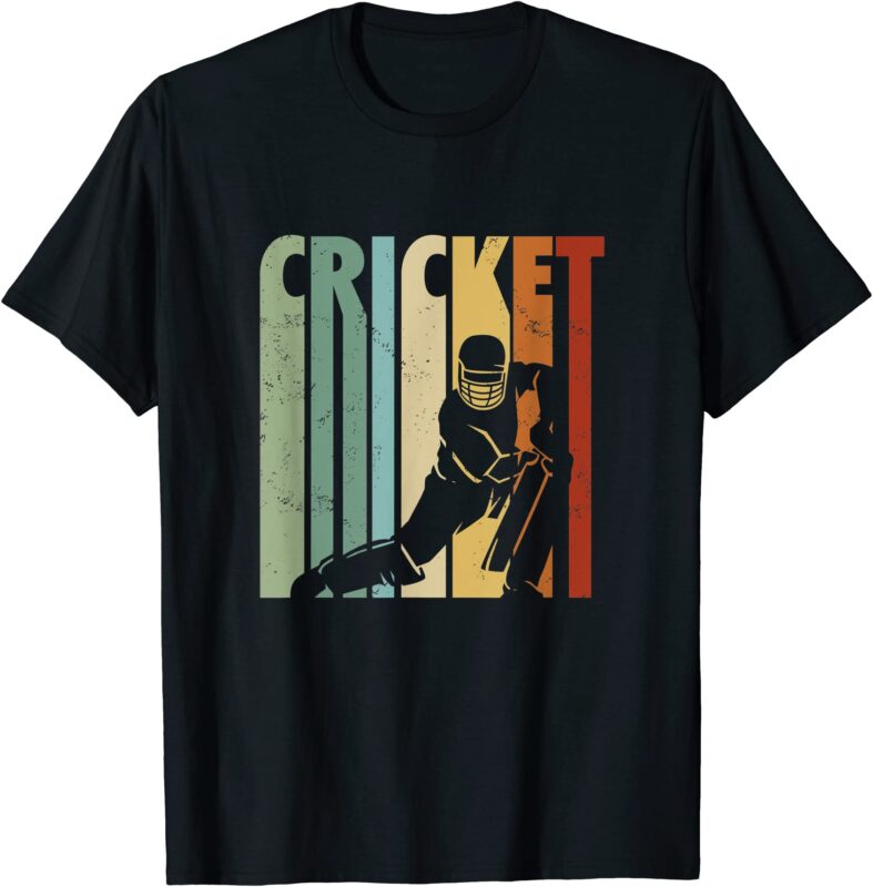 vintage cricket cricket player t shirt men