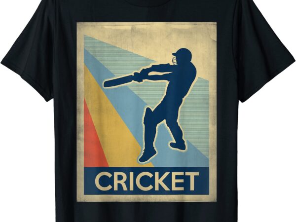 Vintage cricket tshirt men