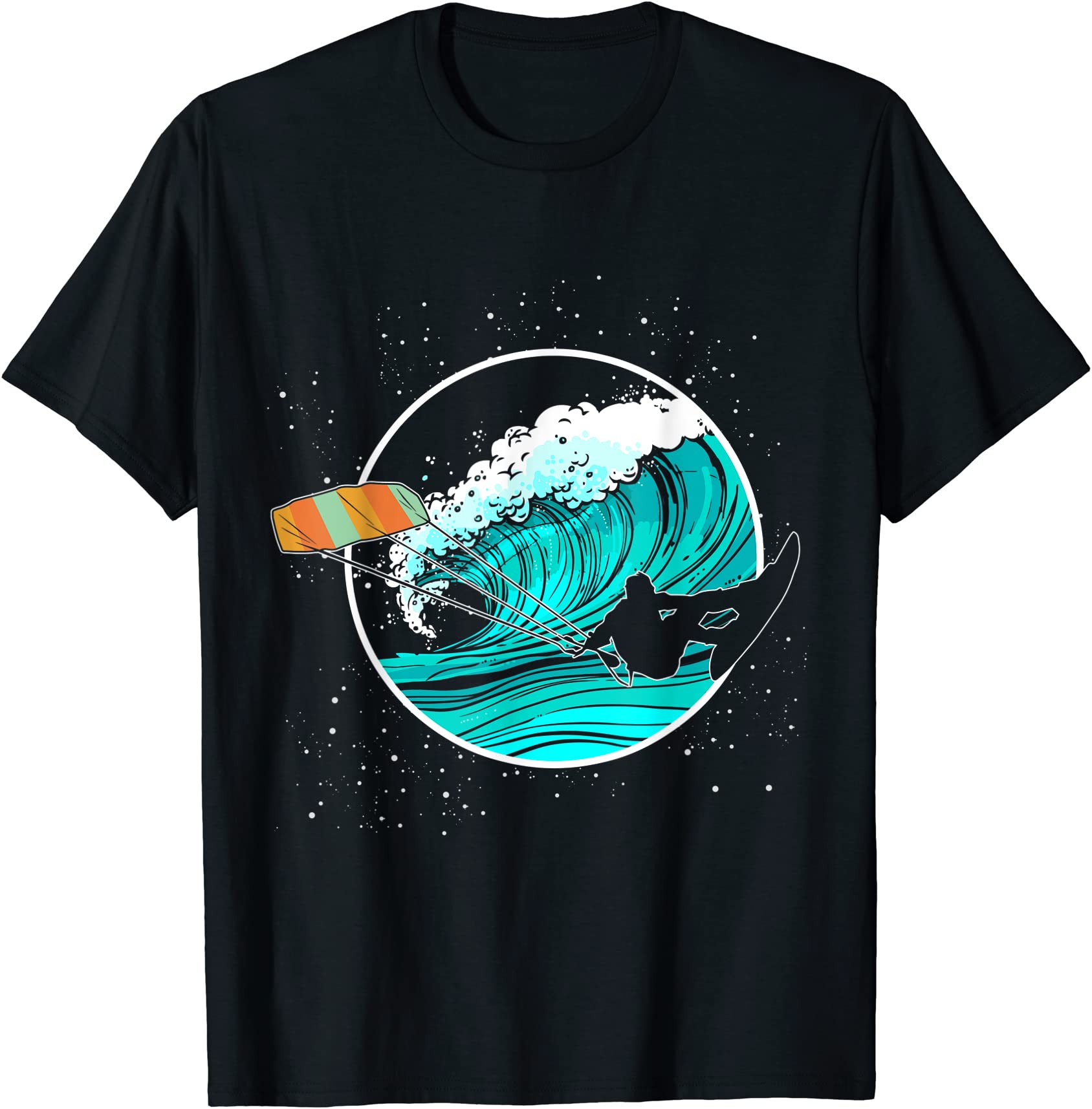 waves kitesurfing t shirt men - Buy t-shirt designs