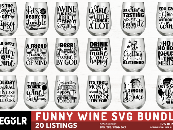 Wine quotes svg bundle t shirt design for sale