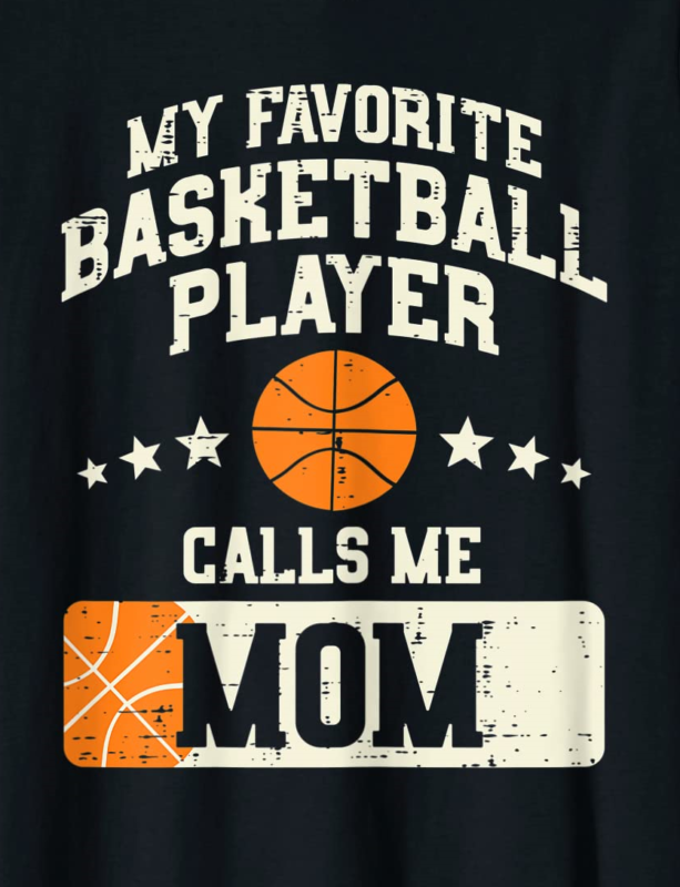 womens my favorite basketball player calls me mom mothers day women t shirt women