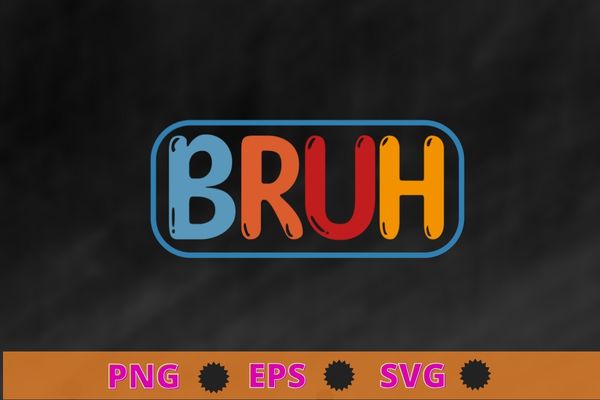 Retro vintage Church Bruh Meme Funny Church T-Shirt design svg,