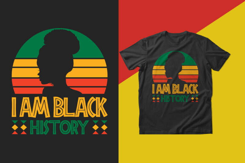 15 Black history month t shirt design bundle