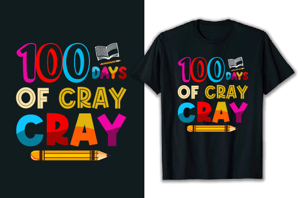 100 Days of School T-Shirt Design,100 Days of School T-Shirt Bundle