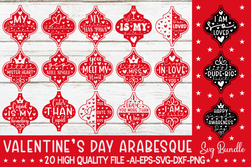 Valentine's Day Arabesque SVG Bundle,VALENTINE MEGA BUNDLE, 140 Designs, Heather Roberts Art Bundle, Valentines svg Bundle, Valentine's Day Designs, Cut Files Cricut, Silhouette Valentine svg bundle, Valentines day svg bundle,