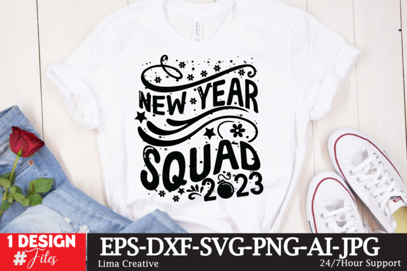 New Year SVG Bundle, SVG Cute File, T-shirt Design, New Year SVG Bundle , New Year Sublimation BUndle , New Year SVG Design Quotes Bundle , 365 New Days T-Shirt