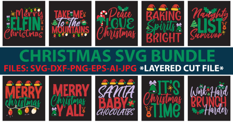 Christmas SVG Bundle