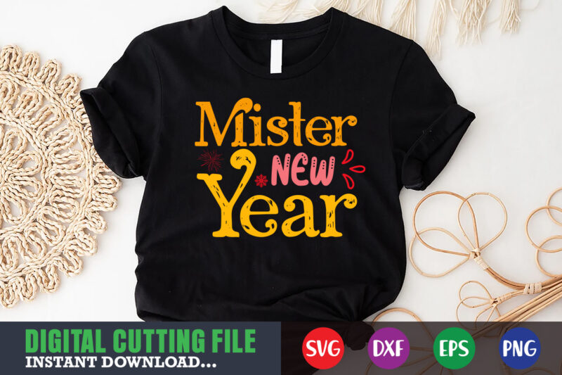 Mister new year SVG