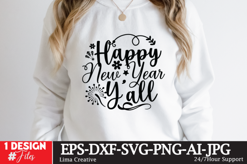 New Year SVG Bundle, SVG Cute File, T-shirt Design, New Year SVG Bundle , New Year Sublimation BUndle , New Year SVG Design Quotes Bundle , 365 New Days T-Shirt