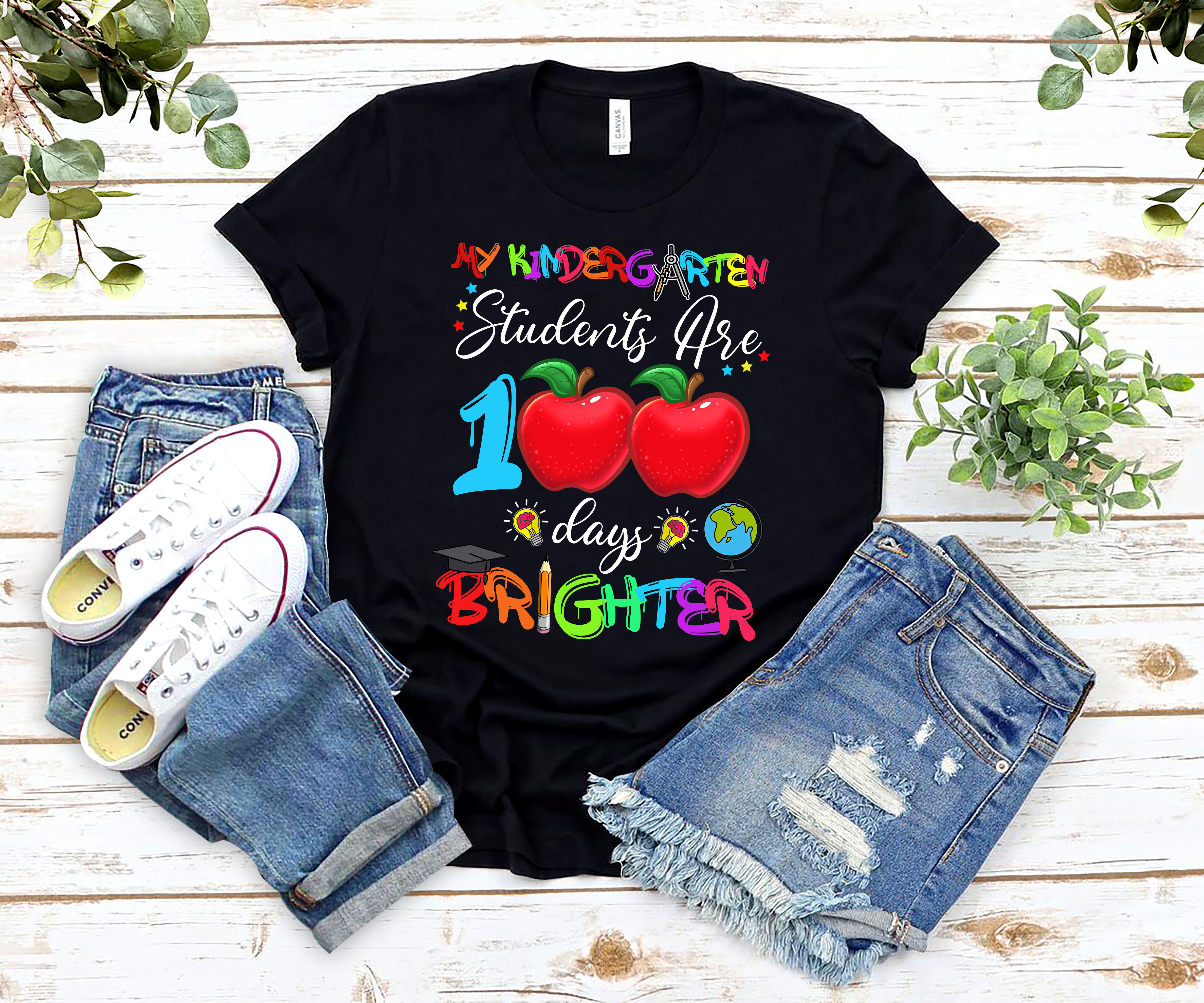 2nd Grade Teacher 100 Days Brighter 100th Day Of School Nl 2 Buy T Shirt Designs