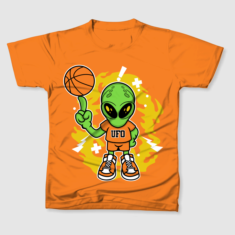 ALIEN BASKETBALL PLAYER