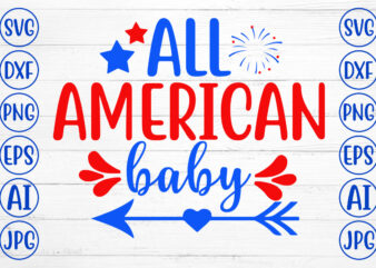 All American Baby SVG