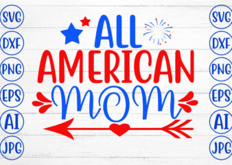 All American Mom SVG