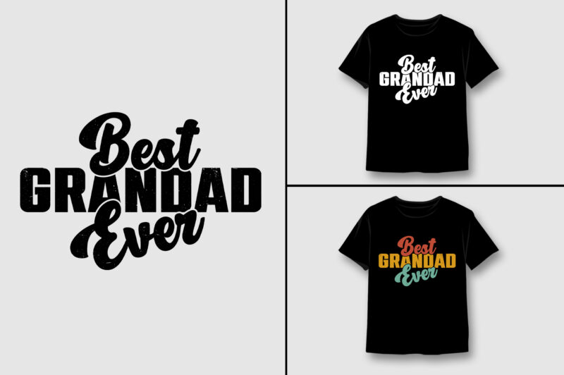 Vintage Typography T-Shirt Design Bundle