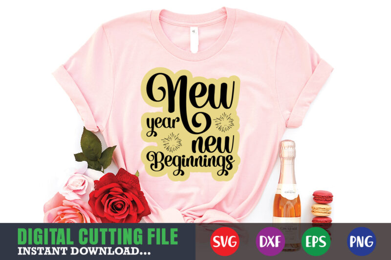 New year new beginnings SVG