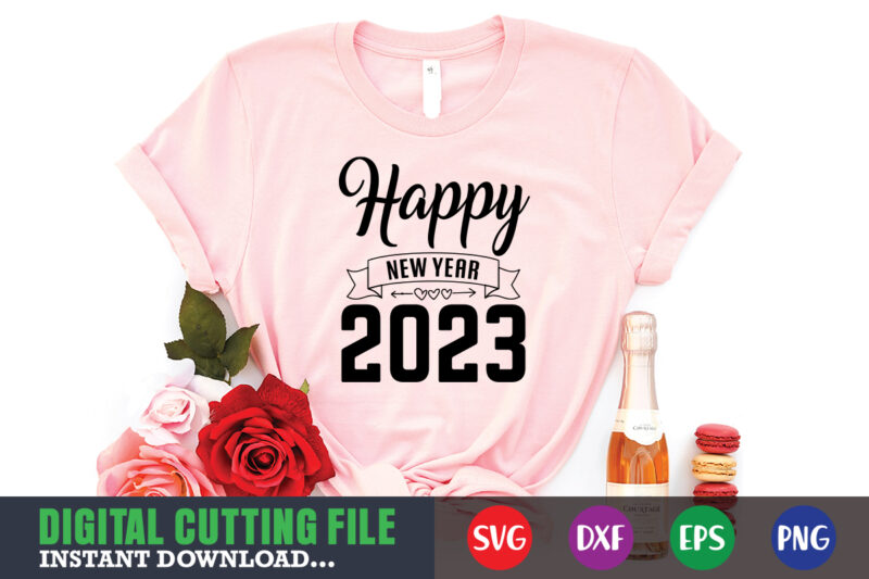 Happy new year 2023 SVG