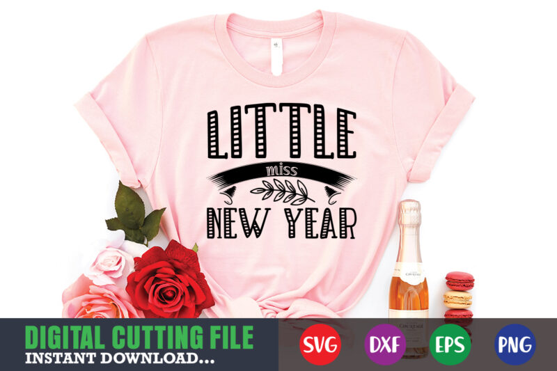 Little miss new year SVG