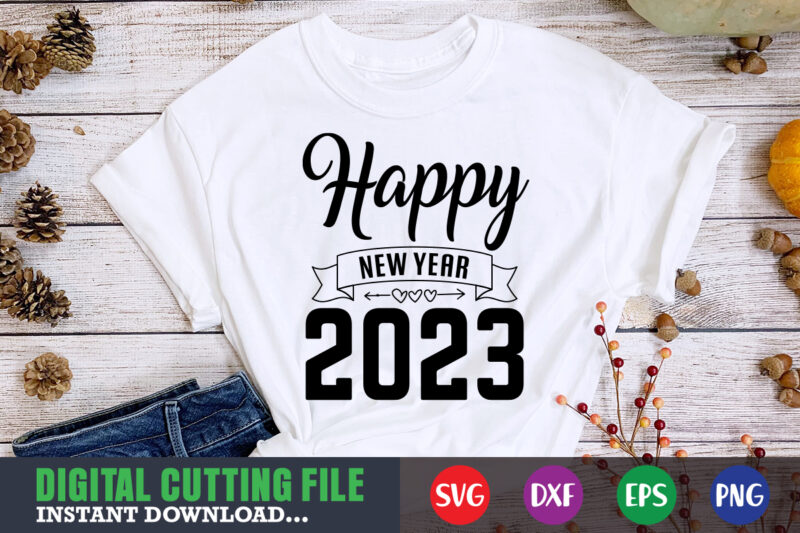 Happy new year 2023 SVG