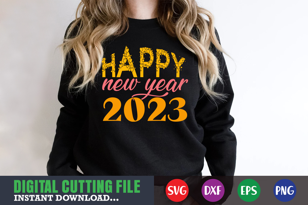 Happy new year 2023 SVG - Buy t-shirt designs