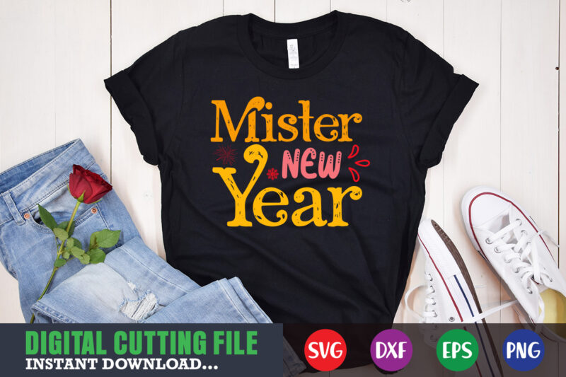 Mister new year SVG