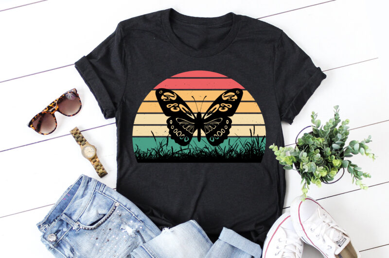 Sunset Colorful T-Shirt Graphic Bundle