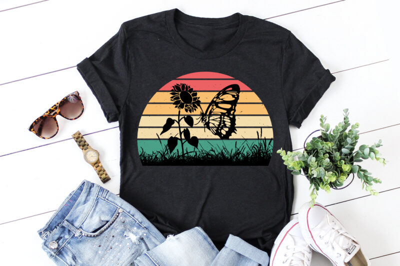 Sunset Colorful T-Shirt Graphic Bundle