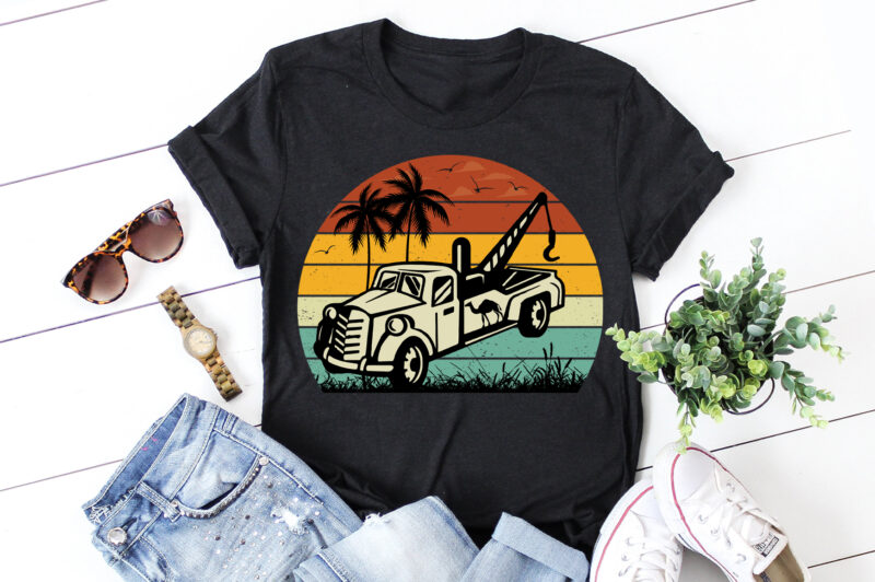 Sunset Colorful T-Shirt Graphic Bundle