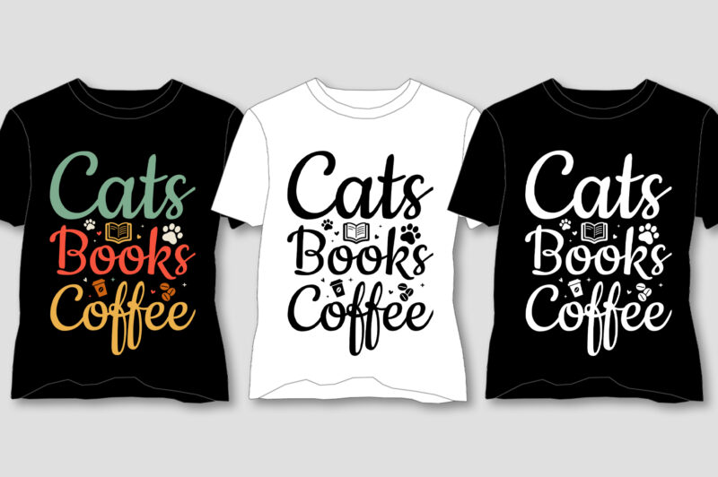 Book Swim T-Shirt Design Bundle