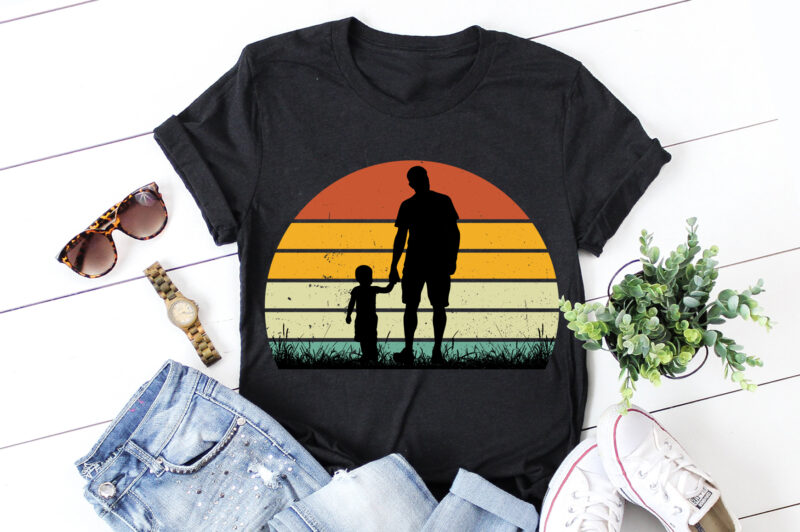 Sunset Colorful T-Shirt Graphic Bundle