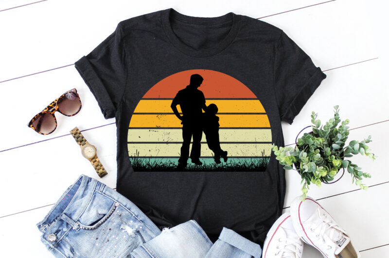 Sunset Colorful T-Shirt Graphic Bundle