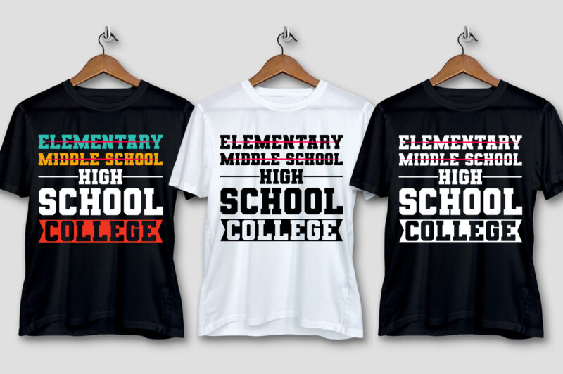 School Pod T-Shirt Design Bundle