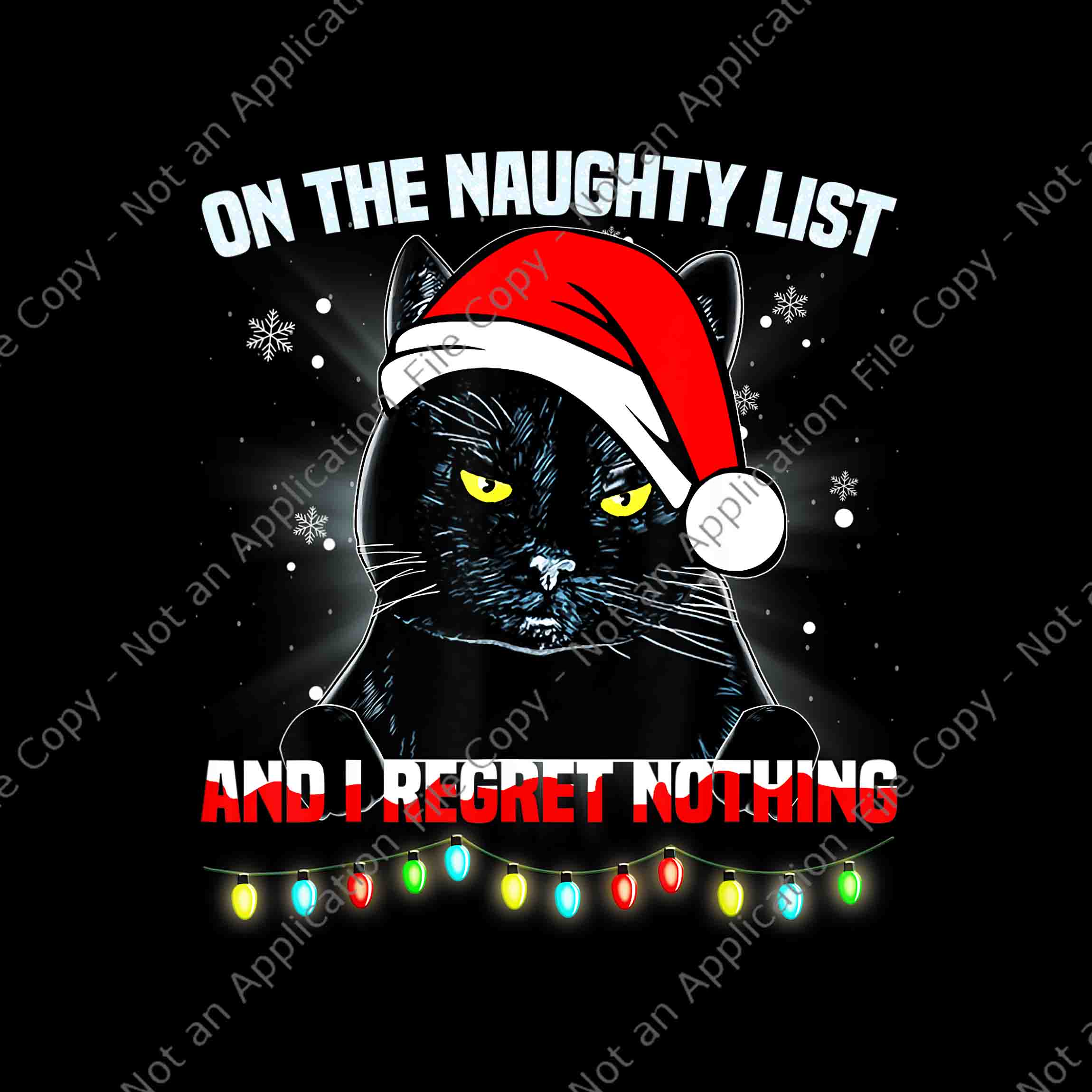 Inappropriate Xmas On the naughty list and I regret nothing funny