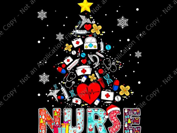 Nurse christmas tree stethoscope rn lpn scrub nursing xmas png, nurse christmas tree png, nurse stethoscope scrub png, nurse xmas png T shirt vector artwork