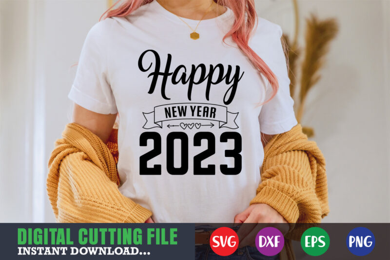 Happy new year 2023 SVG